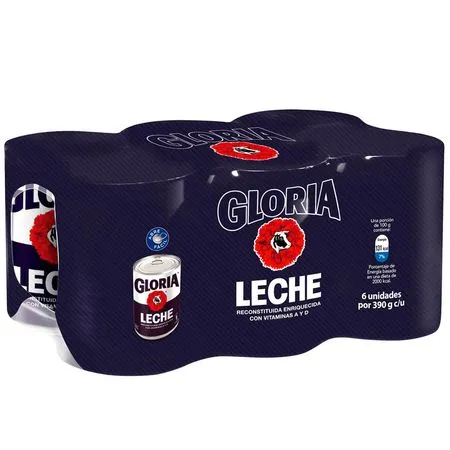 GLORIA LECHE REC.ENTERA 395GR TARRO AZUL