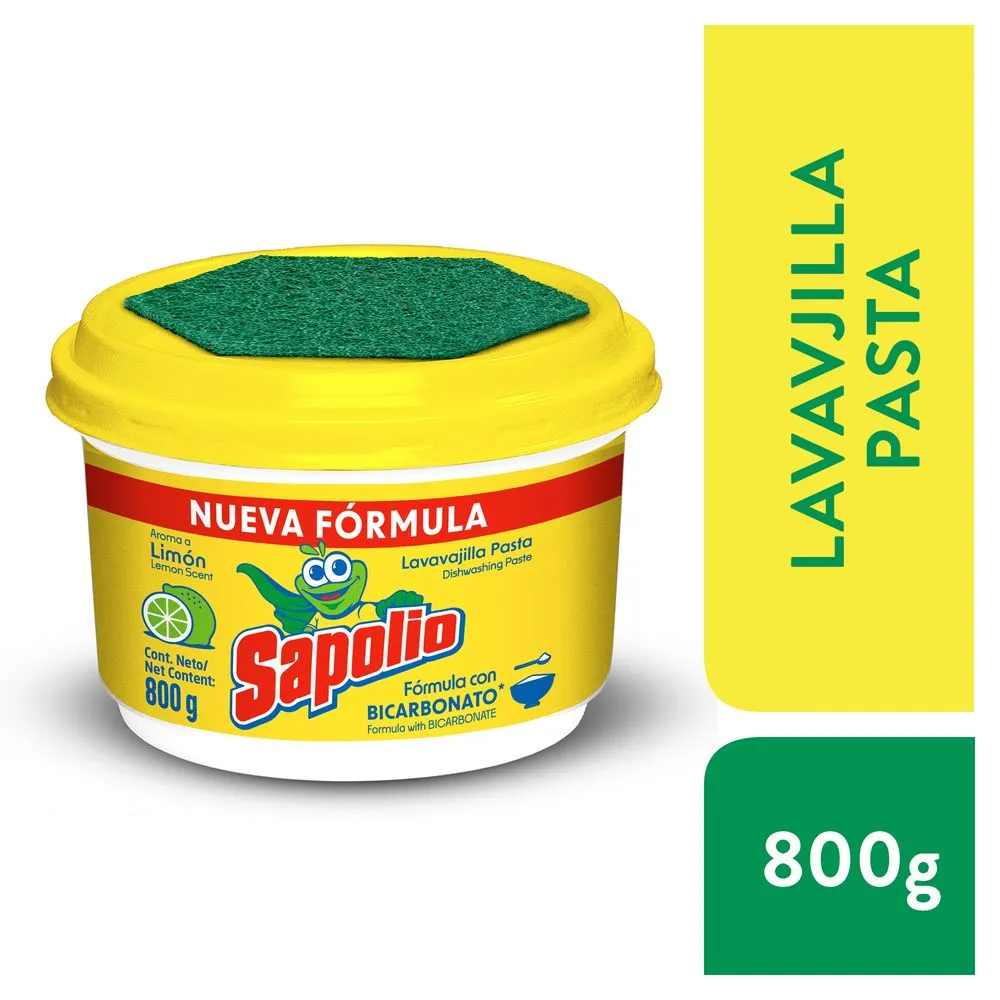 SAPOLIO LIMON LAVAVAJILLA 800G