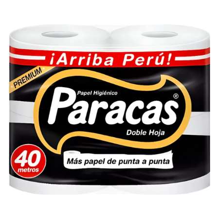 PARACAS NEGRO PH X 4ROLLOS