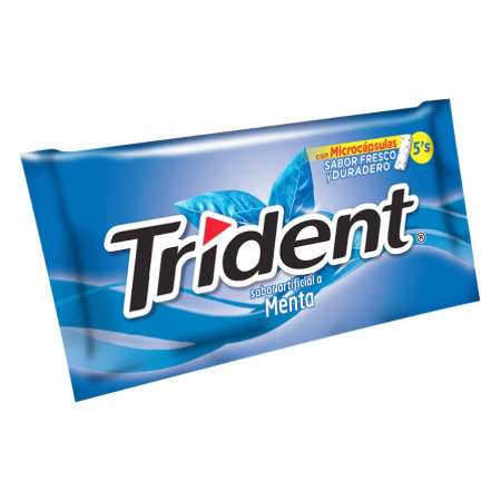 CHICLE TRIDENT MENTA X 8.5G