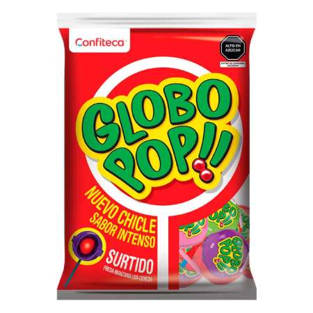 BOLSA CHUPETIN GLOBO POP X 24U