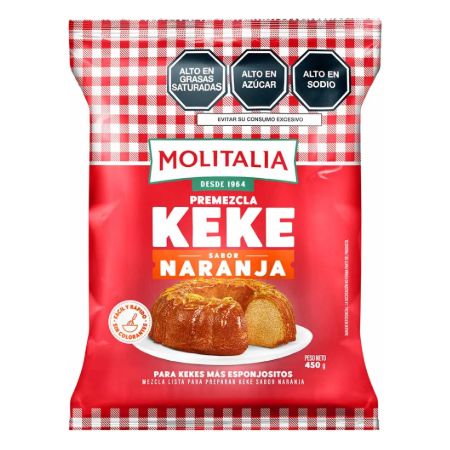 PREMEZCLA KEKE NARANJA 450G