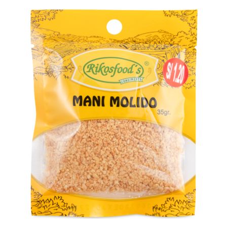 MANI MOLIDO 35GR RIKOSFOODS