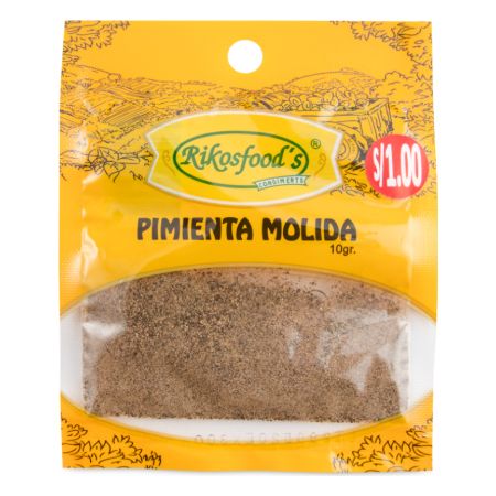 PIMIENTA NEGRA MOLIDA 50GR RIKOSFOODS