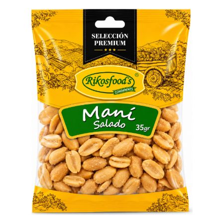MANI SALADO 35GR RIKOSFOODS