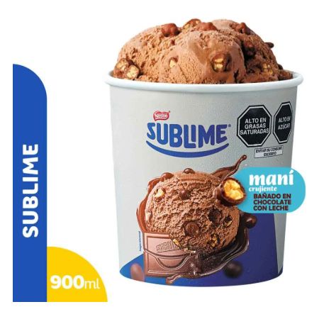 SUBLIME ICE CREAM 900ML