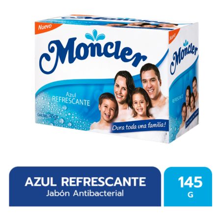 JABON MONCLER REFRESCANTE 145GR AZUL