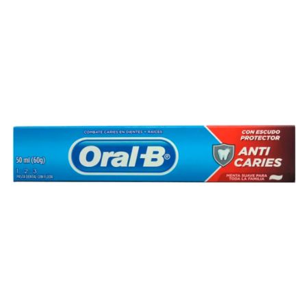 PASTA OB 123 ANTICARIES 50ML ORAL B