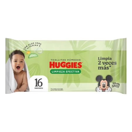 HUGGIES PANITOS LIMP EFECTIVA 16UND